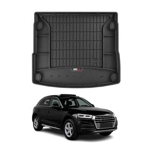 2018-2025 Audi Q5 Premium Cargo Liner Trunk Mat All Weather Heavy Duty Black