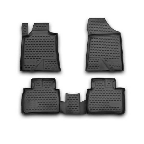 2013-2018 Nissan Altima Floor Mats Liners Full Set All Weather Black