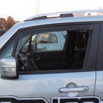 2015-2024 Jeep Renegade Window Visor Vent Rain Deflector Black Smoke 2x