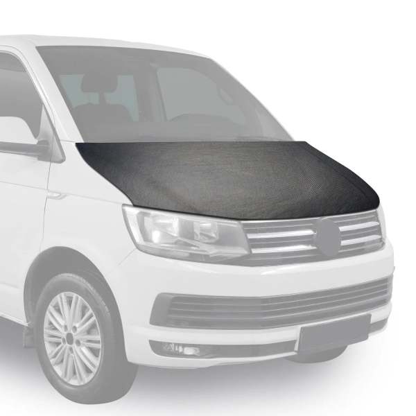 2015-2025 Ford Transit Car Bonnet Mask Hood Bra Carbon Black Full Coverage