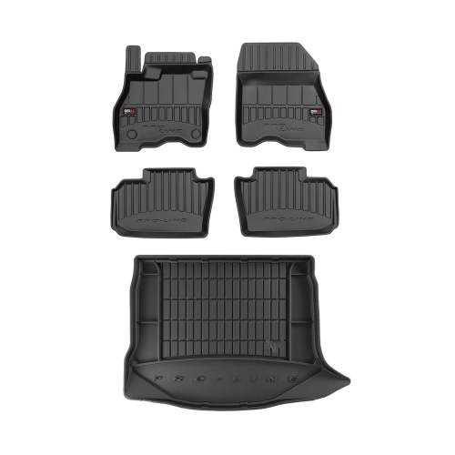 2018-2025 Nissan Leaf Premium Floor Mats & Cargo Liner Full Set All Weather Heavy Duty Black