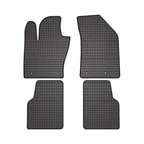 2017-2025 Jeep Compass Floor Mats Liners Full Set All Weather Rubber Black