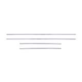 2022-2024 VW Golf R/ GTI Car Side Door Streamer Guard Trim Stainless Steel 4x