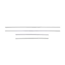 2022-2024 VW Golf R/ GTI Car Side Door Streamer Guard Trim Stainless Steel 4x
