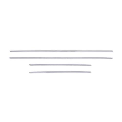 2022-2024 VW Golf R/ GTI Car Side Door Streamer Guard Trim Stainless Steel 4x