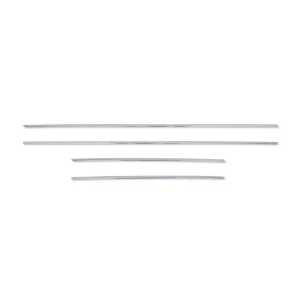 2022-2024 VW Golf R/ GTI Car Side Door Streamer Guard Trim Stainless Steel 4x