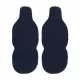Chrysler Antiperspirant Front Seat Cover Pads Black Dark Blue 2 Pcs