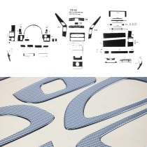 2006-2018 Mercedes Sprinter W906 Carbon Look Dashboard Console Trim Kit 7Pcs