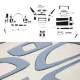 2006-2018 Mercedes Sprinter W906 Carbon Look Dashboard Console Trim Kit 7Pcs