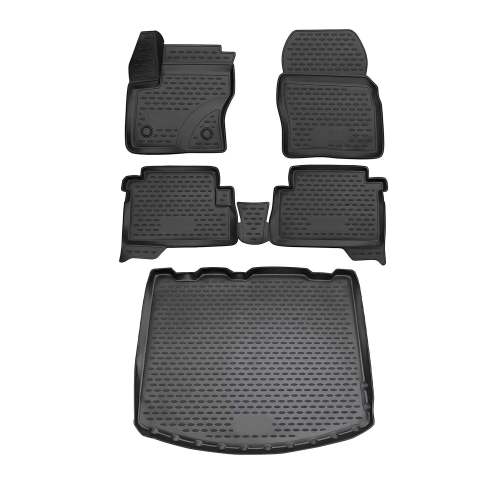 2020-2025 Nissan Sentra Floor Mats & Cargo Liner Full Set Black