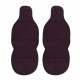 Dodge Antiperspirant Front Seat Cover Pads Black Red 2 Pcs