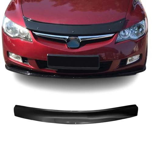 2006-2011 Honda Civic Sedan Front Bug Shield Hood Deflector 1 Pc Smoke