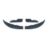 2005-2012 BMW 3 Series E90 E91 E92 E93 M3 Style Front Bumper Spoiler Lip Gloss Black