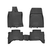 2007-2014 Toyota FJ Cruiser Floor Mats Liners Full Set All Weather Black
