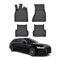 2012-2018 Audi A6 Sedan Premium Floor Mats Liners Full Set All Weather Heavy Duty
