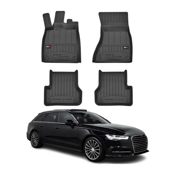 2012-2018 Audi A6 Sedan Premium Floor Mats Liners Full Set All Weather Heavy Duty
