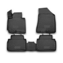 2011-2016 Kia Sportage Floor Mats Liners Full Set All Weather Black