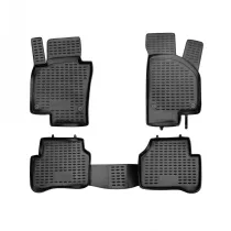 2012-2019 VW Passat B7 Floor Mats Liners Full Set All Weather Black