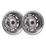 2016-2024 Mercedes Metris 16 Dual Wheel Simulator Rear Hubcaps Steel 2Pcs