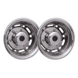2015-2025 Ford Transit 16 Dual Wheel Simulator Hubcaps Chrome Rear 2Pcs