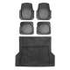 2018-2022 Toyota C-HR Semi-Custom fit Floor Mats & Cargo Liner Black 5Pcs