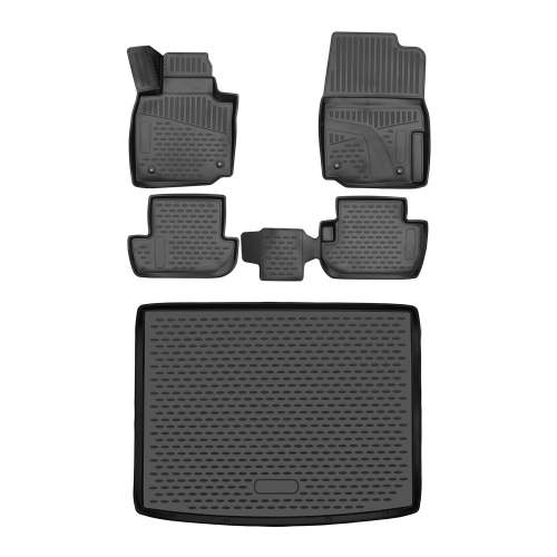2022-2024 Mazda MX-30 EV Floor Mats & Cargo Liner Full Set Black