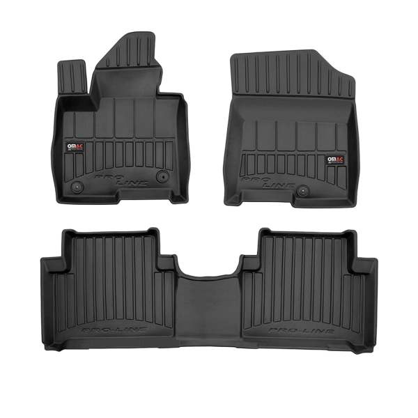2021-2025 Kia Sorento Hybrid Premium Floor Mats Liners Full Set All Weather Heavy Duty