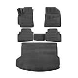 2021-2025 Kia Seltos Floor Mats & Cargo Liner Full Set Black
