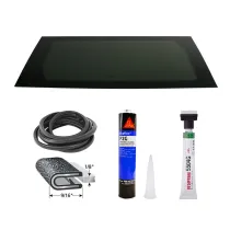 2014-2025 RAM ProMaster Window Glass Fit Kit Mid Left Side L3 L4 Black