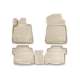 2007-2013 Toyota Tundra Double Cab/CrewMax Floor Mats Liners Full Set All Weather Beige
