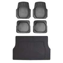 2000-2024 Chevrolet Malibu Semi-Custom fit Floor Mats & Cargo Liner Black