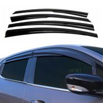 2012-2014 Volkswagen Passat Sedan Window Visor Vent Rain Deflector 4Pcs Smoke