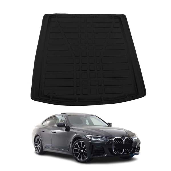 2022-2025 BMW 4 Series G26 Gran Coupe Cargo Liner Trunk Mat All Weather Black