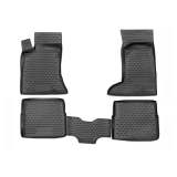 2004-2009 Cadillac SRX Floor Mats Liners Full Set All Weather Black