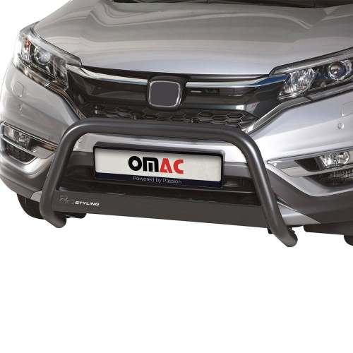 2017-2019 Honda CR-V Bull Bar Push Front Bumper Grille Stainless Steel Black 1Pc