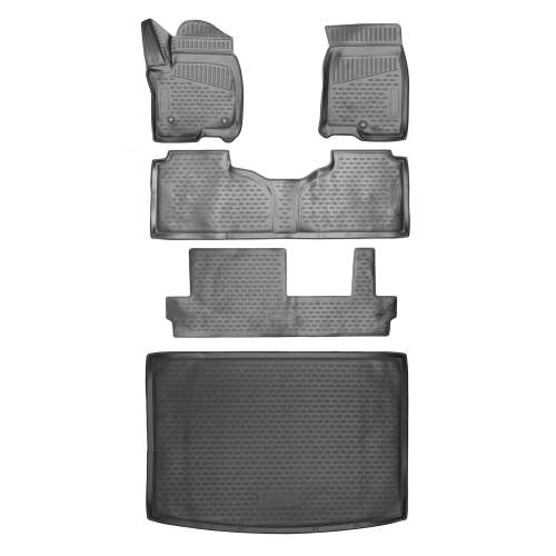 2021-2025 GMC Yukon XL Floor Mats & Cargo Liner Full Set Black