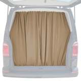 Chevrolet Astro Trunk Tailgate Curtains Beige 2 Privacy Curtains
