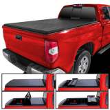 2007-2021 Toyota Tundra 6'6 Standard Bed Soft Quad-Fold Tonneau Cover