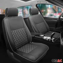 2006-2018 Mercedes Sprinter W906 Leather Custom fit Seat Cover Black White