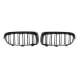 2012-2019 BMW 3 Series F30 F31 M3 Style Front Kidney Grille M3 Style Gloss Black Dual Slat