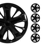 Hawaii Hub Caps Wheel Cover 15 Black Full Set 4 pcs.