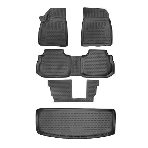 2020-2025 Cadillac XT6 Floor Mats & Cargo Liner Full Set Black