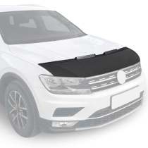 2005-2010 Kia Sportage Car Bonnet Mask Hood Bra Carbon Black 1 Pc