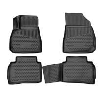 2016-2025 Chevrolet Malibu Floor Mats Liners Full Set All Weather Black