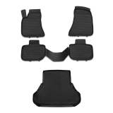 2011-2023 Chrysler 300 300C 300S RWD Floor Mats & Cargo Liner Full Set All Weather Black