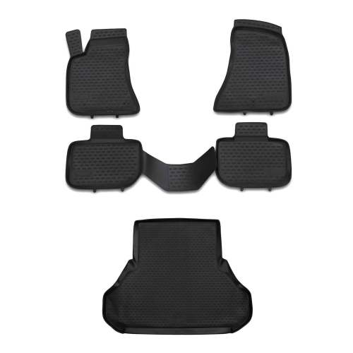 2011-2023 Chrysler 300 300C 300S RWD Floor Mats & Cargo Liner Full Set All Weather Black