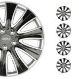 16 Hub Caps for Ford Transit 150 250 350 2015-2025 Black Silver 4x Wheel Covers