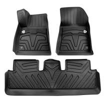 2017-2022 Tesla Model 3 All Weather TPE Floor Mats Liner 3Pcs