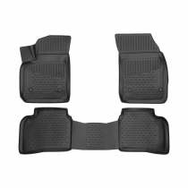 2019-2025 Cadillac XT4 Floor Mats Liners Full Set All Weather Black