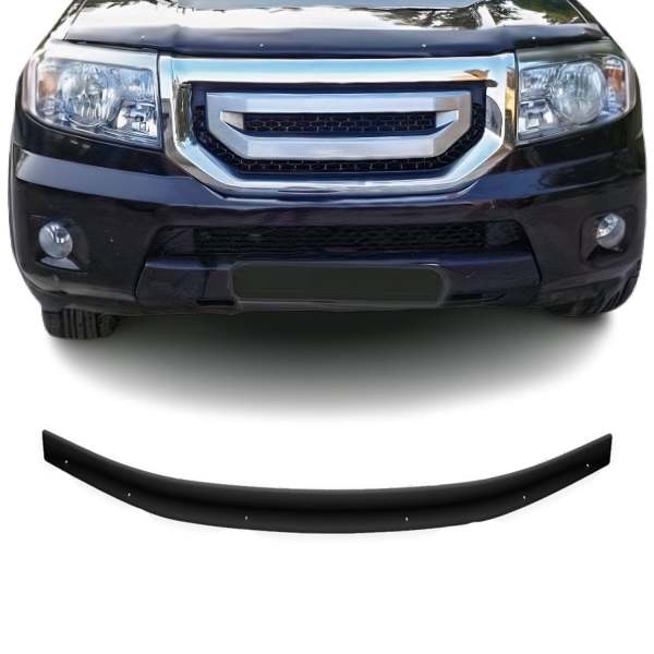 2009-2015 Honda Pilot Front Bug Shield Hood Deflector 1 Pc Smoke